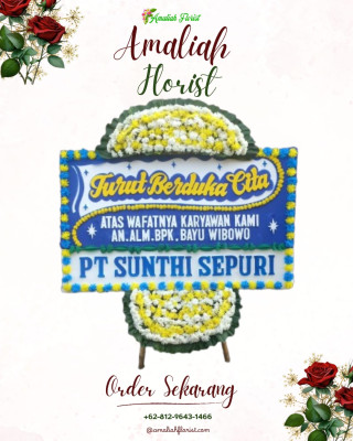 Papan Bunga Duka di Sindangraja