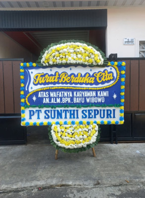 Papan Bunga Duka di Sindangraja